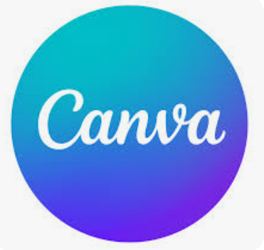 Canva design interface with professional social media graphic templates.