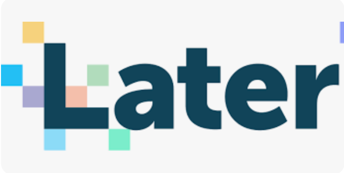 Later visual content calendar and Instagram scheduling tool for small business.